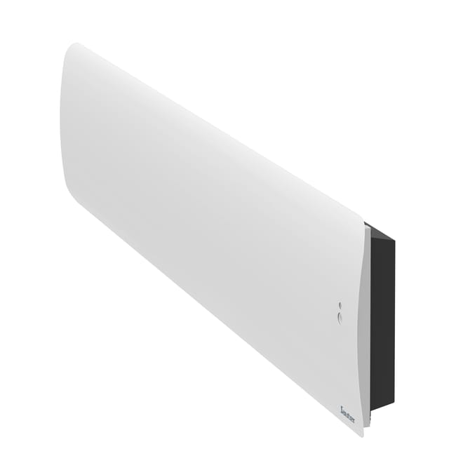 Radiateur électrique double système chauffant 1500W SAUTER Hekla plinthe blanc